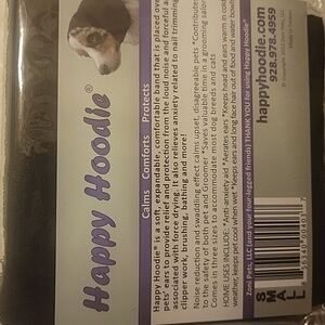 NEW Happy Hoodie By Zoni Pets, Calming Cap, For Anxiety, Comfortable Small Black